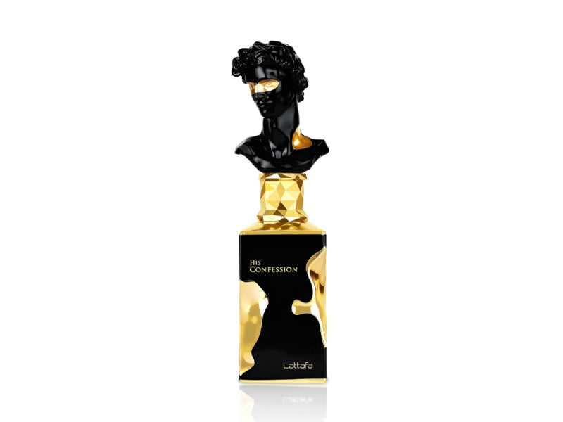 Lattafa His Confession Eau de Parfum 100ml - Long Lasting Original Elegant Masculine Fragrance for Men