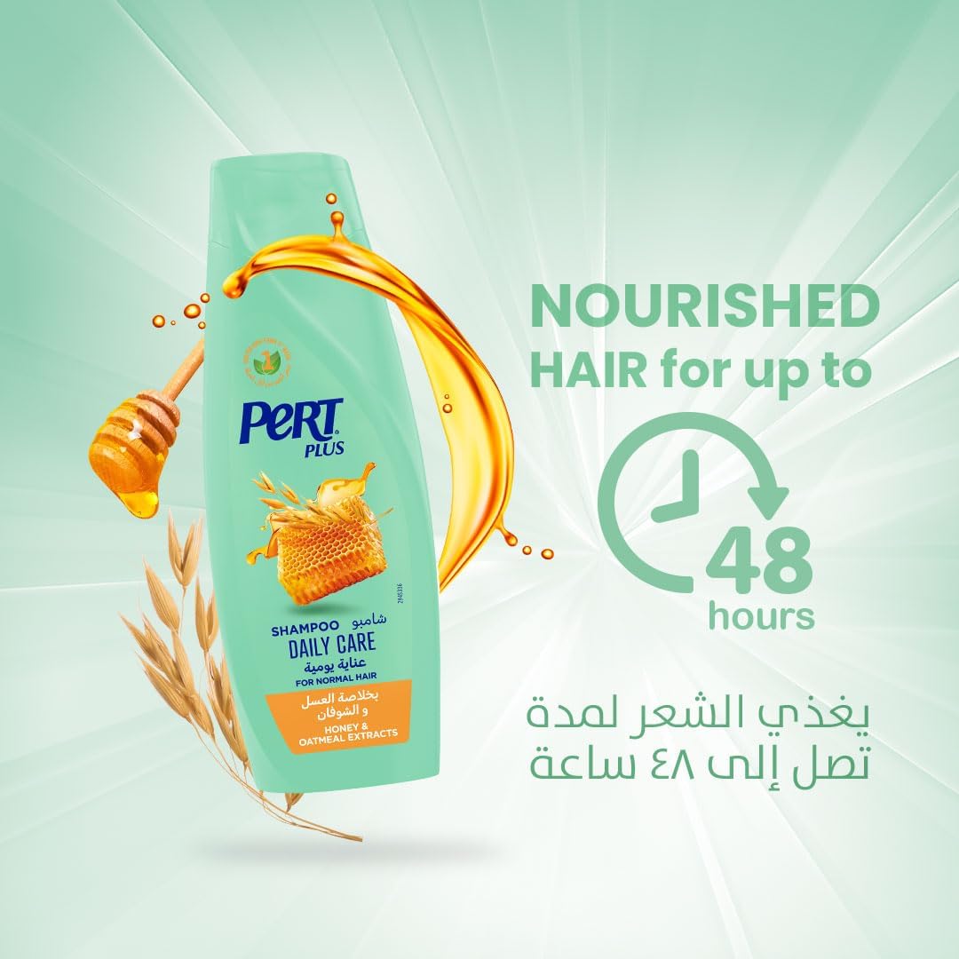 Pert Plus Daily Care Shampoo with Honey & Oatmeal Extracts 400ml
