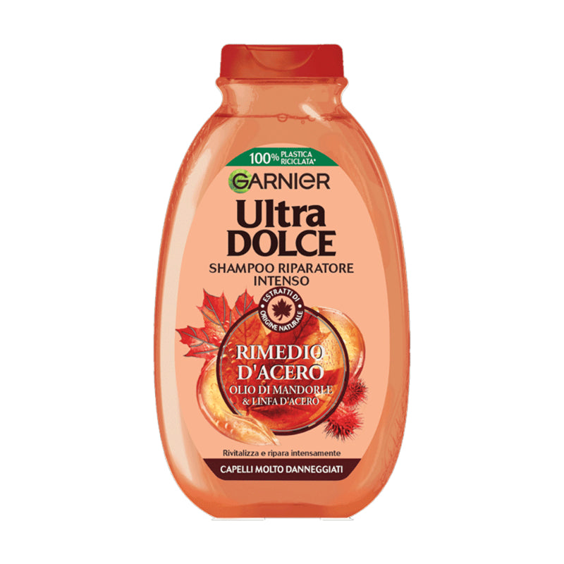 Garnier Ultra Dolce Shampoo Rimedio D’Acero 300ml Nourishing & Strengthening Hair Care