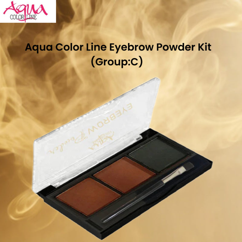 Aqua Color Line Eyebrow Powder Kit (Group:C)