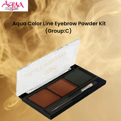 Aqua Color Line Eyebrow Powder Kit (Group:C)
