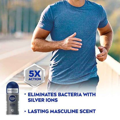 Nivea Men Silver Protect 72H Anti Perspirant Roll on 50ml