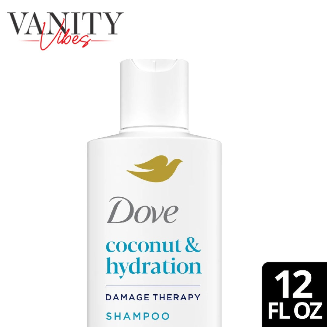 Dove Damage Therapy Coconut & Hydration Shampoo 355ml (12 oz) (USA)