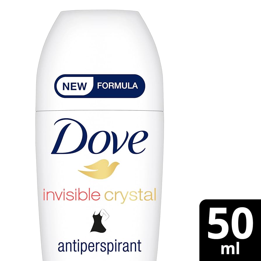 Dove Invisible Crystal Peach Blossom & Lush Apple Anti perspirant Roll On 50ml
