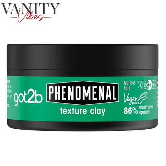 Schwarzkopf Got2b Phenomenal Texture Clay 100ml Strong Hold & Matte Finish Styling