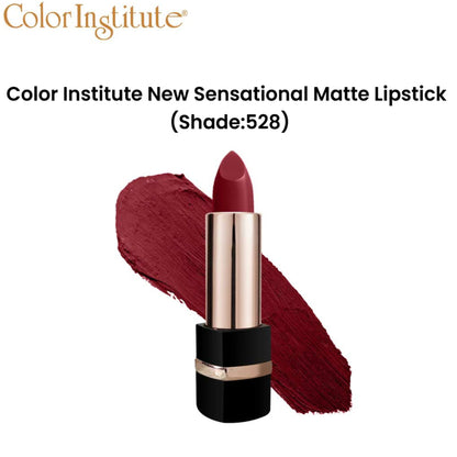 Color Institute New Sensational Matte Lipstick (Shade:528)