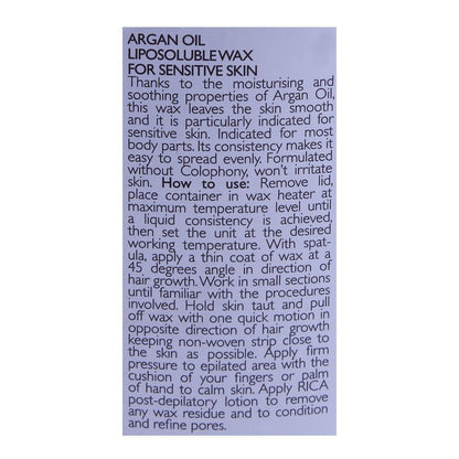 RICA Argan Oil Liposoluble Wax For Sensitive Skin 400ml
