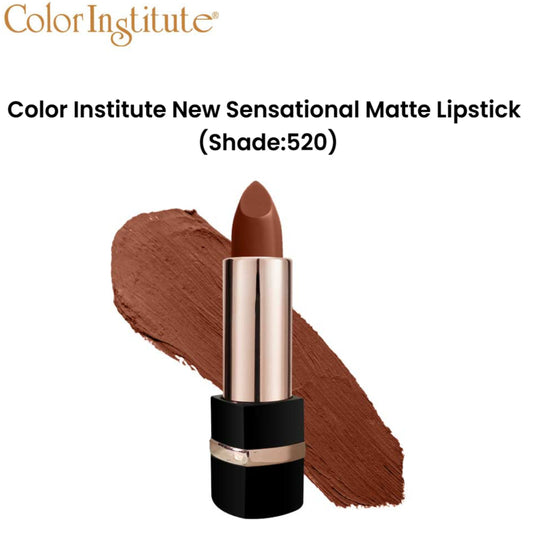 Color Institute New Sensational Matte Lipstick (Shade:520)