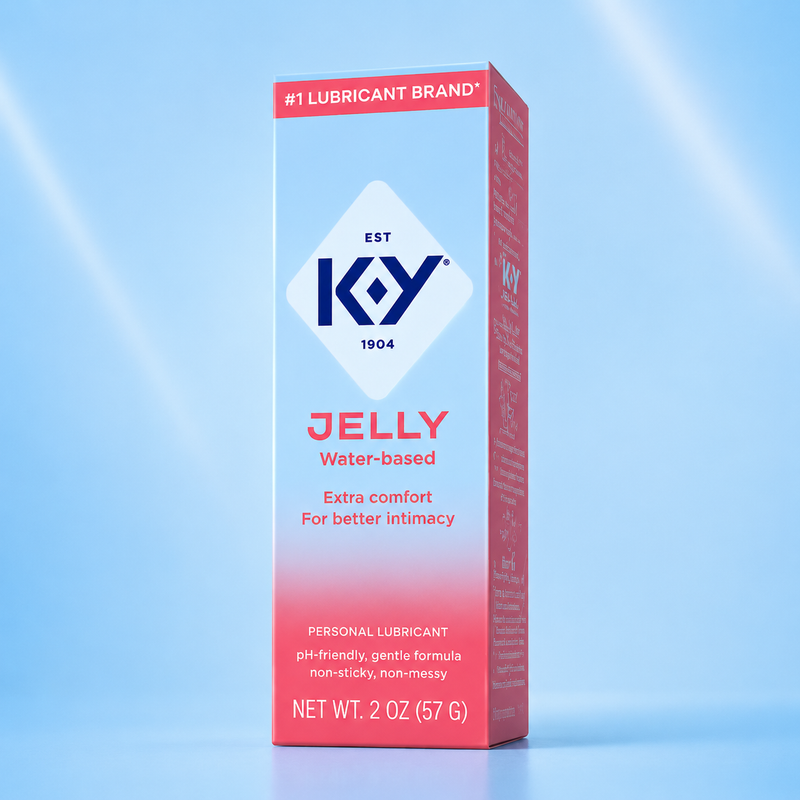 INNO Original K-Y Jelly Water Based Personal Lubricant 57g | KY Jelly Lubricant Gel | Non-Sticky pH Friendly | Compatible wit