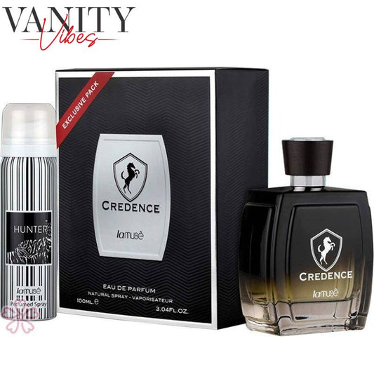 La Muse Credence Eau de Parfum 100ml + 50ml Deodorant Exclusive Pack (Sophisticated & Long-Lasting Fragrance Set)