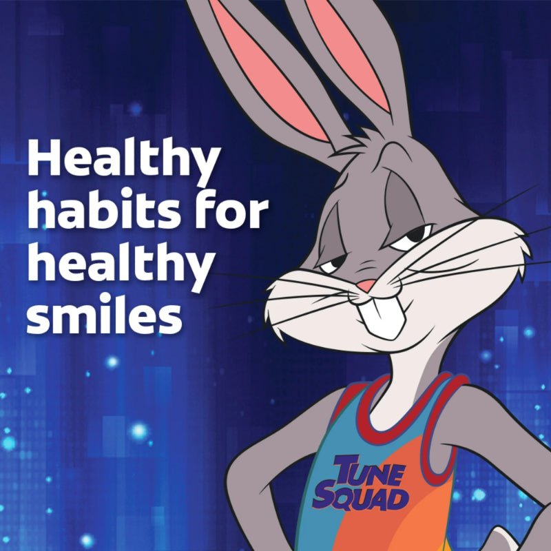 Colgate Kids Space Jam Battery Toothbrush – Includes 1 AA Battery, Fun & Effective Cleaning for Kids