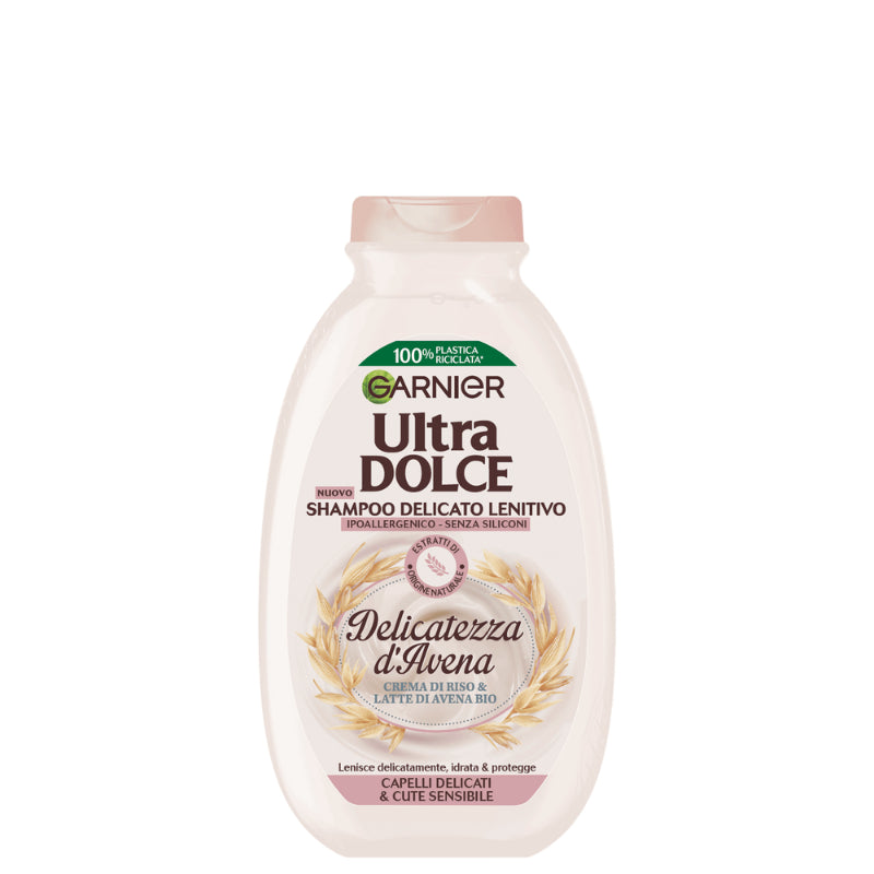 Garnier Ultra Dolce Shampoo Delicato Lenitivo Delicatezza d’Avena 300ml Gentle & Soothing Hair Care