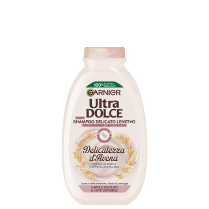 Garnier Ultra Dolce Shampoo Delicato Lenitivo Delicatezza d’Avena 300ml Gentle & Soothing Hair Care