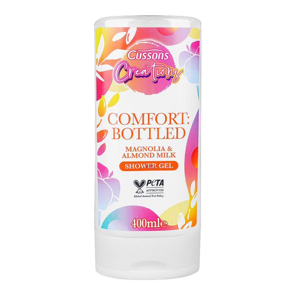 Cussons Creations Comfort Bottled Magnolia & Almond Milk Shower Gel 400ml