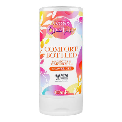 Cussons Creations Comfort Bottled Magnolia & Almond Milk Shower Gel 400ml