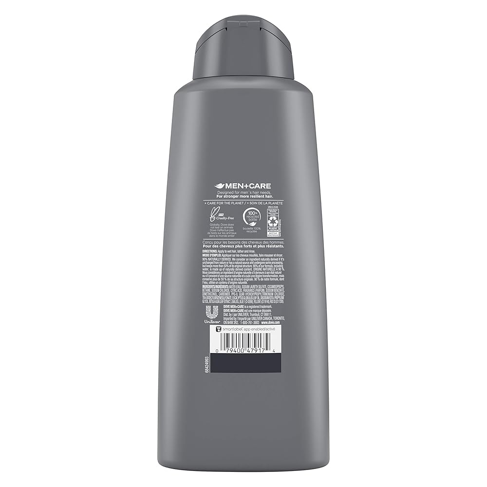 Dove Men+Care Blue Eucalyptus + Birch 2-in-1 Shampoo & Conditioner 603ml Refreshing Clean & Stronger Hair