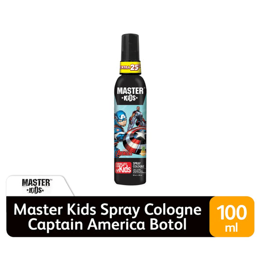 MASTER KIDS SPRAY COLOGNE CAPTAIN AMERICA 100ml