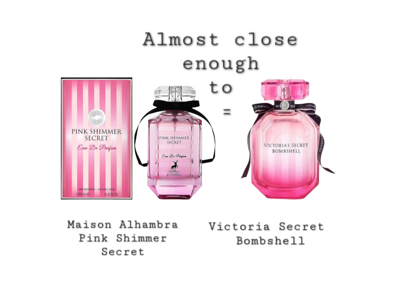 Maison Alhambra Alhambra Pink Shimmer Secret Perfume for Women 100ml Long-Lasting Feminine & Glamorous Fragrance