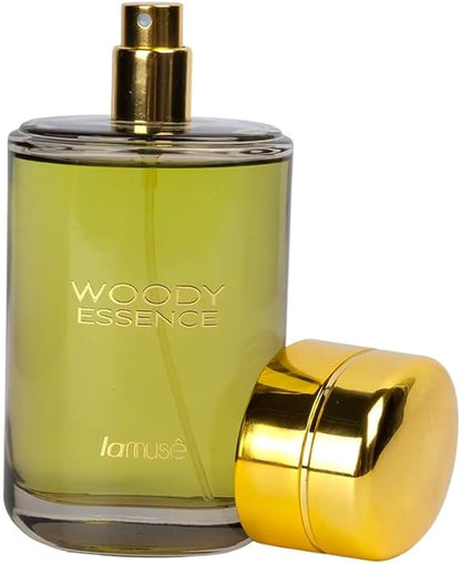 La Muse Woody Essence Eau de Parfum for Men 100ml (Warm & Masculine Fragrance)