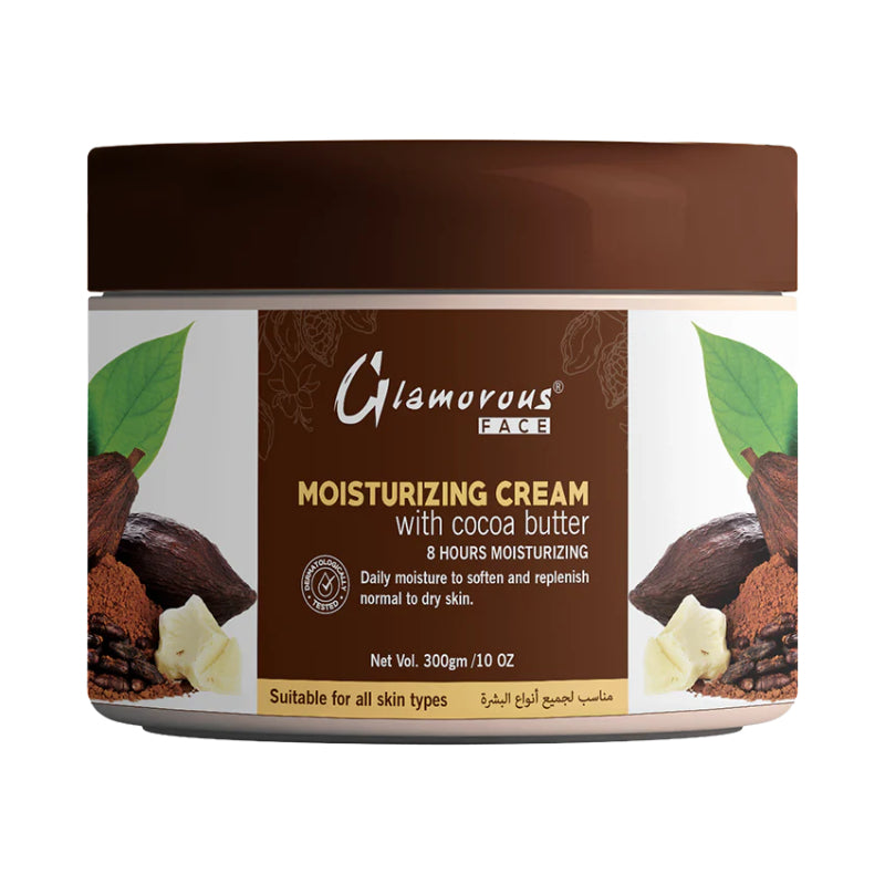 Glamorous Face Moisturizing Cream Jar 300gm (Cocoa Butter)