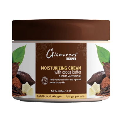 Glamorous Face Moisturizing Cream Jar 300gm (Cocoa Butter)