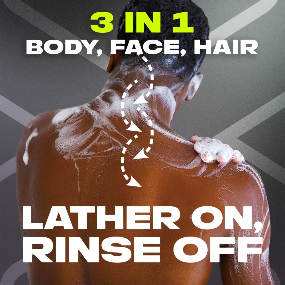 Axe Black 12h Long Lasting Fragrance 3 In 1 Body Wash 400ml