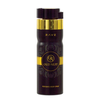 Oud Nuit Rave Perfumed Spray 200ml Long-Lasting Rich & Exotic Fragrance