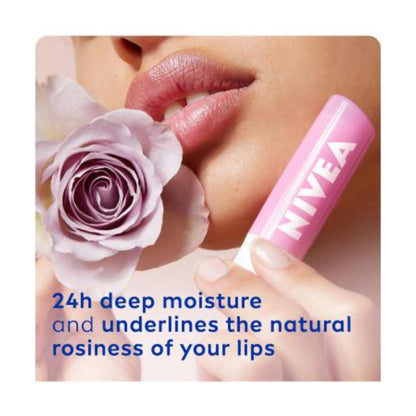Nivea 24h Soft Rose Lip Balm 4.8g