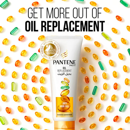 Pantene Pro-V Oil Replacement Anti-Hair Fall Nourishing Leave-On Cream 180 ml Strengthens Hair & Reduces Breakage