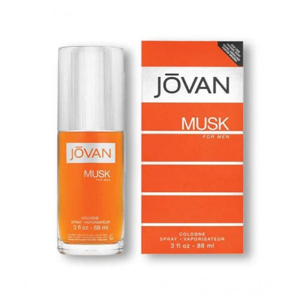 Jovan Musk Original For Men Eau De Cologne Spray 88ml – Long Lasting Classic Masculine Musky Fragrance