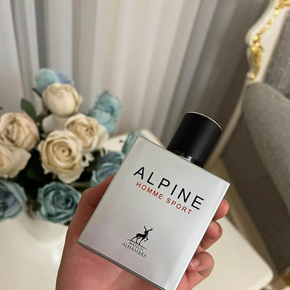 Maison Alhambra Alpine Homme Sport Eau de Parfum for Men 100ml Long-Lasting Fresh & Sporty Fragrance