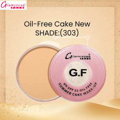 Glamorous Face Oil-Free Cake New (Shade:303)