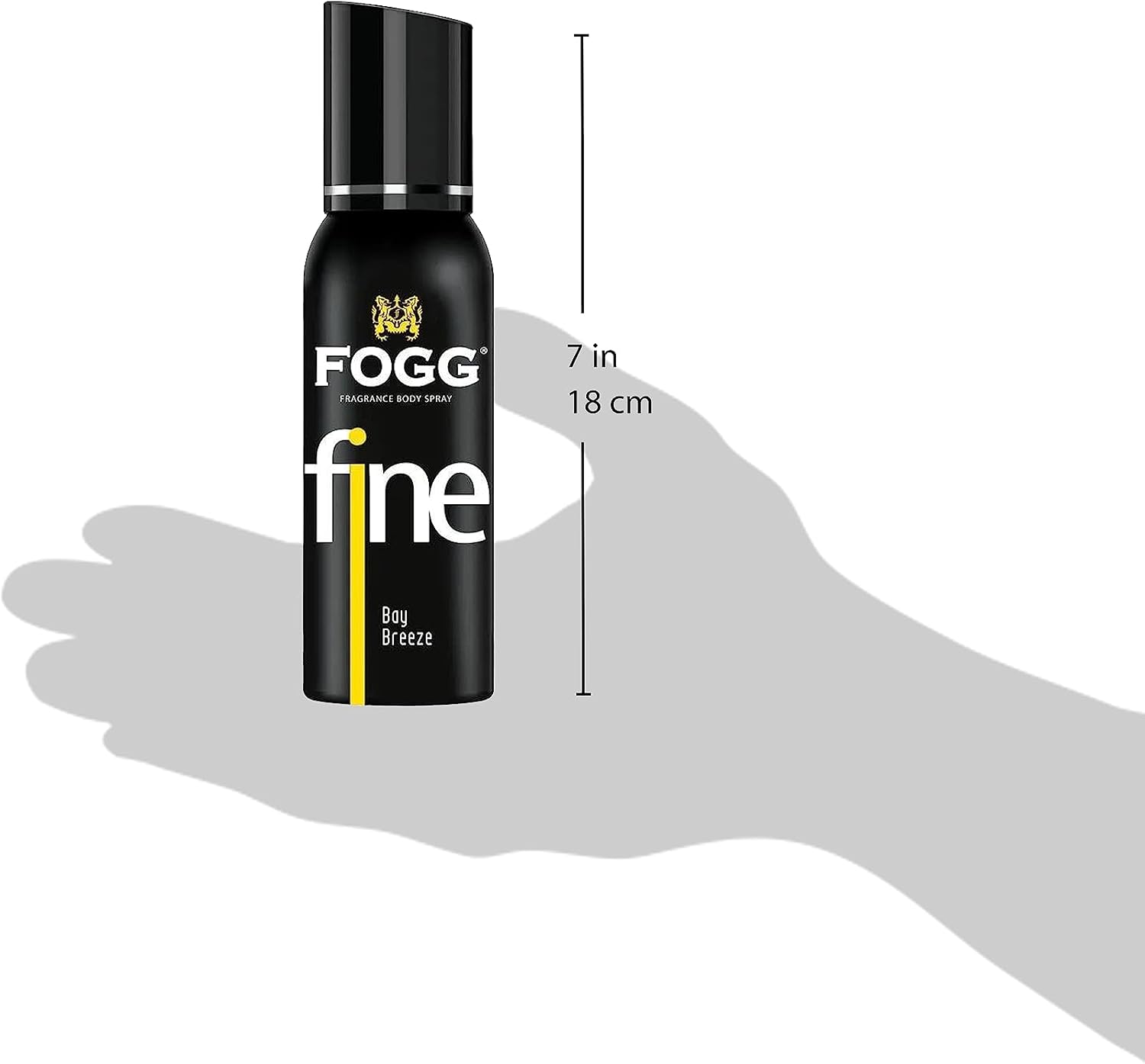 FOGG Fine Bay Breeze Body Spray 120ml - Long Lasting Fresh Aquatic Masculine Fragrance Deodorant Spray for Men Daily Wear