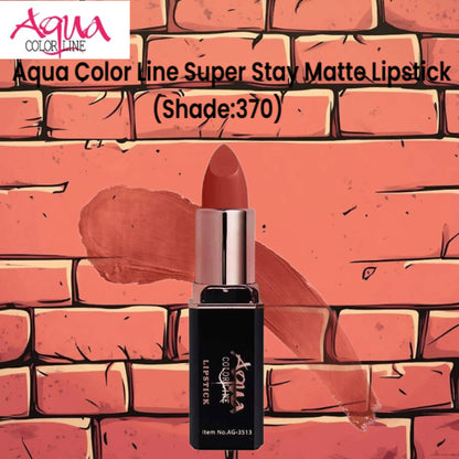 Aqua Color Line Super Stay Matte Lipstick (Shade:370)