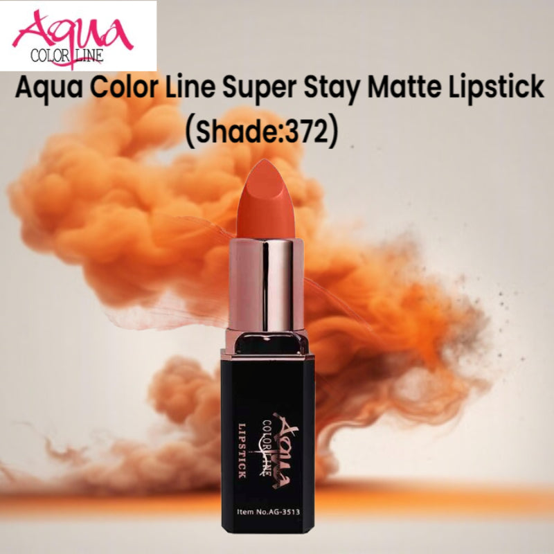 Aqua Color Line Super Stay Matte Lipstick (Shade:372)