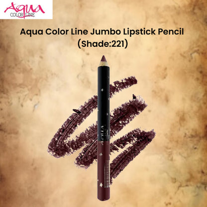 Aqua Color Line Jumbo Lipstick Pencil (Shade:221)