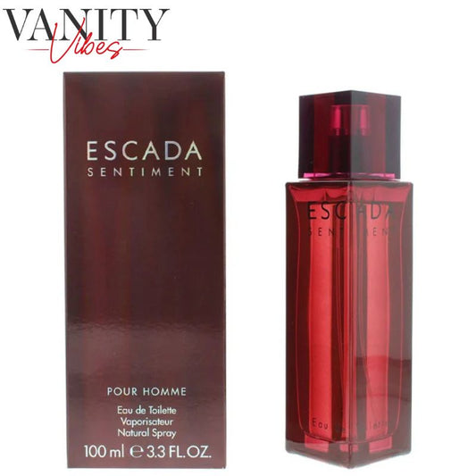 Escada Sentiment Pour Homme Eau de Toilette 100ml Masculine Fresh & Woody Fragrance