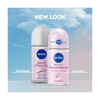 Nivea Anti Perspirant Pearl & Beauty Roll on Pearl & Avocado Oil 50ml