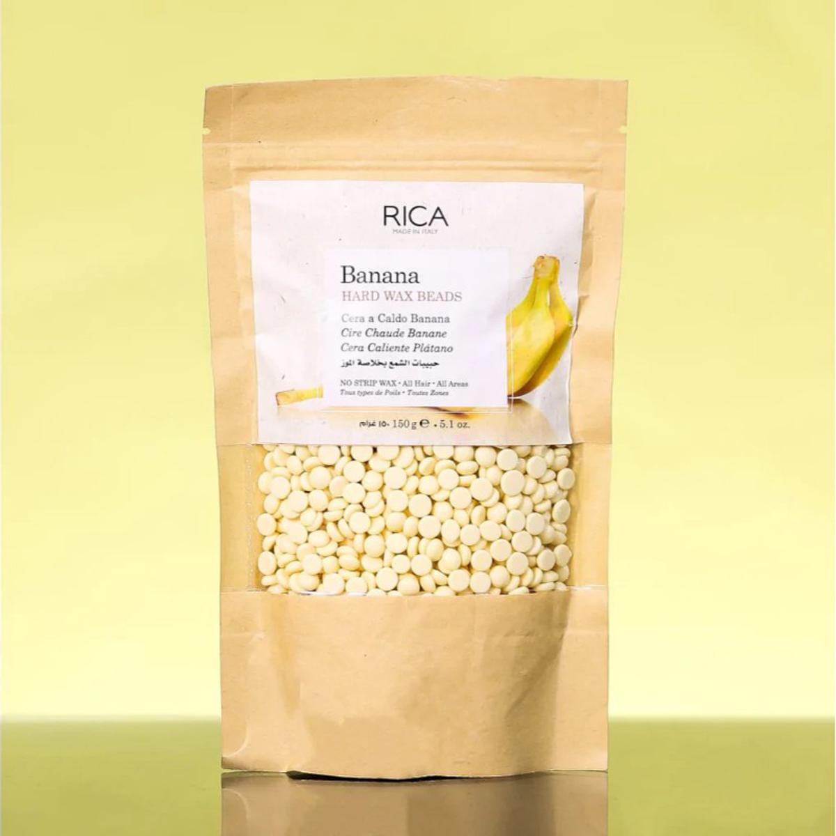Rica Banana Hard Wax Beads - 150 G