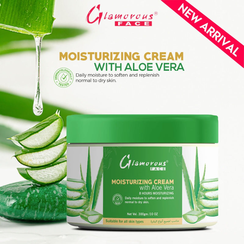 Glamorous Face Moisturizing Cream Jar 300gm (ALOE VERA)