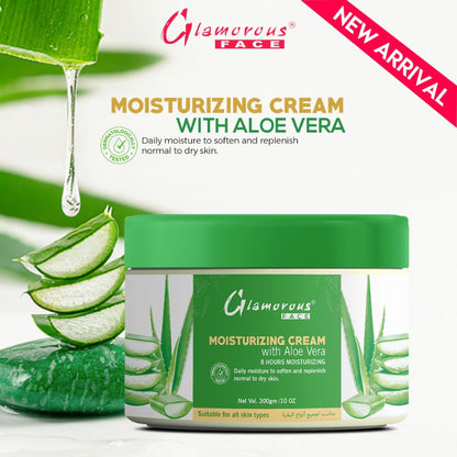Glamorous Face Moisturizing Cream Jar 300gm (ALOE VERA)