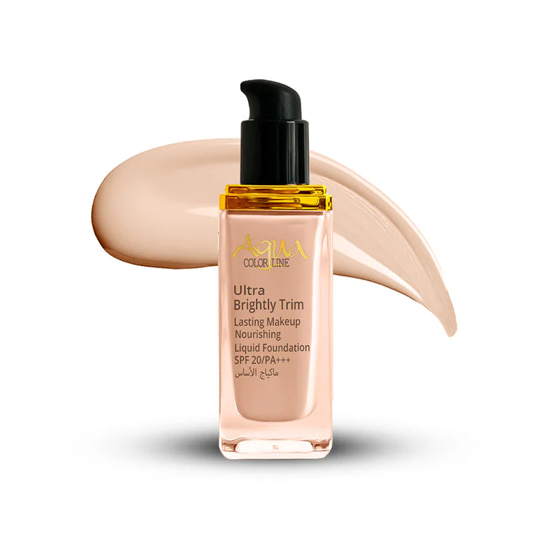Aqua Color Line Ultra Brightly Trim Foundation 25ml (Shade:04)