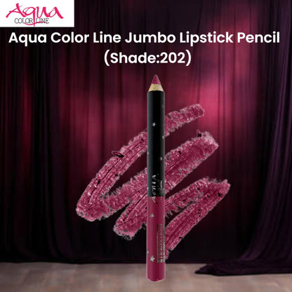 Aqua Color Line Jumbo Lipstick Pencil (Shade:202)