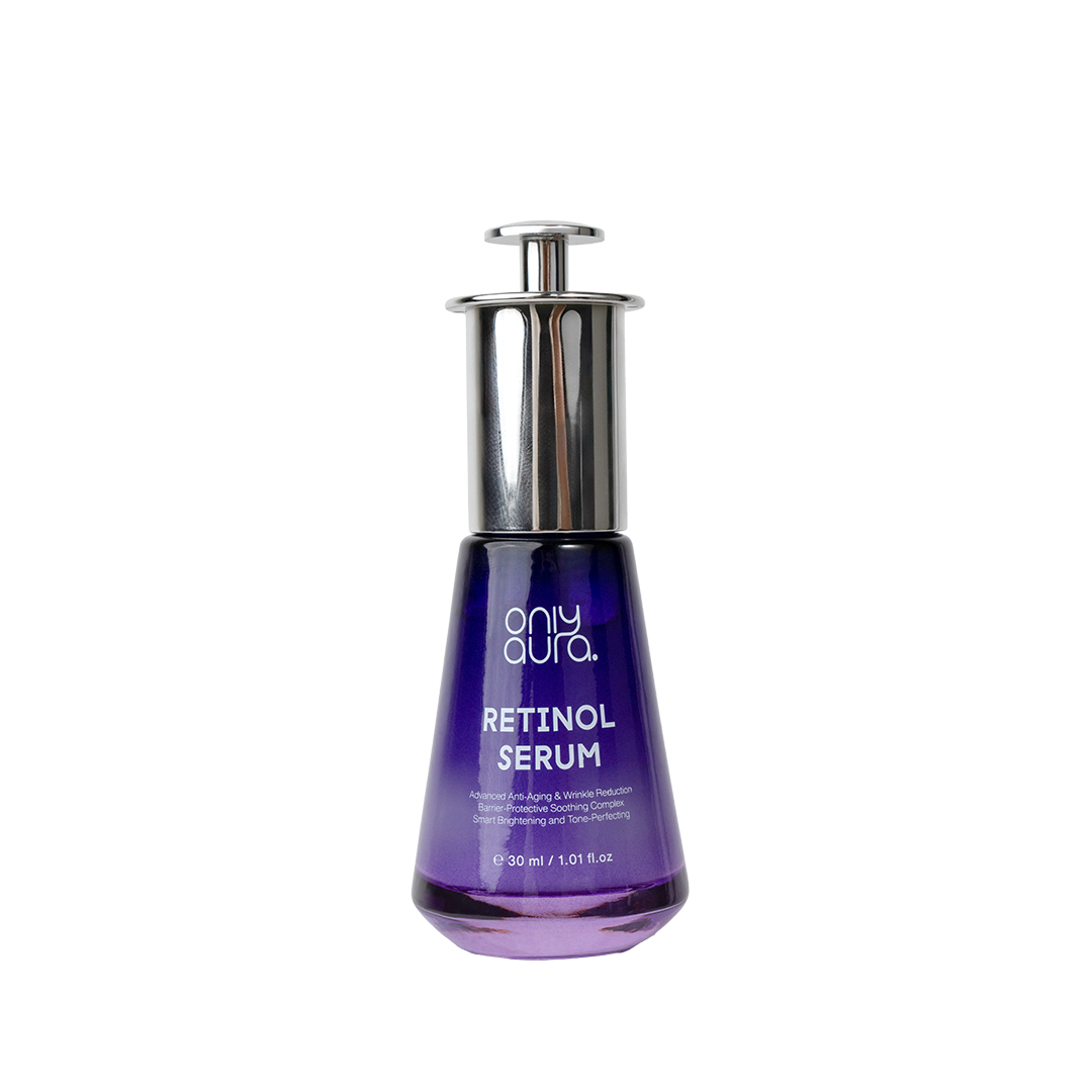 Only Aura Retinol Serum 30ml - Advanced Anti-Aging Skincare Serum for Fine Line Reduction, Skin Renewal, Smooth Texture & Rad