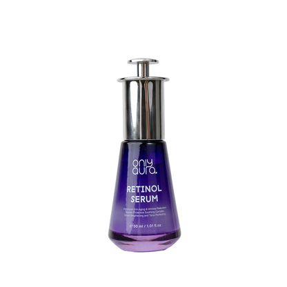 Only Aura Retinol Serum 30ml - Advanced Anti-Aging Skincare Serum for Fine Line Reduction, Skin Renewal, Smooth Texture & Rad