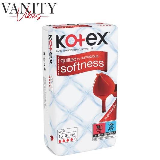 Kotex Quilted Maxi Pads 16pcs Super Soft & Absorbent