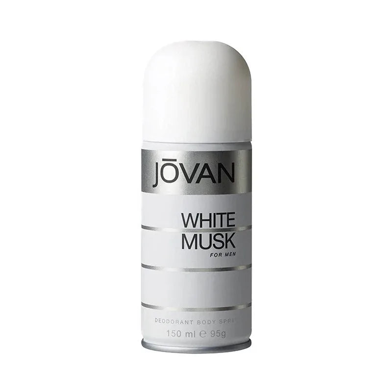 Jovan White Musk for Men Body Spray 150ml Masculine Fresh & Musk Fragrance