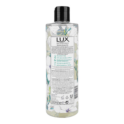 Lux Botanicals Freesia & Tea Tree Oil Daily Shower Gel 500ml Purifying Cleanse & Fresh Skin
