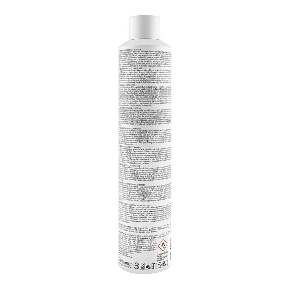 Schwarzkopf Osis+ Hold Fixation Session Extra Strong Hold Hairspray 500ml Long-Lasting Control & Maximum Hold