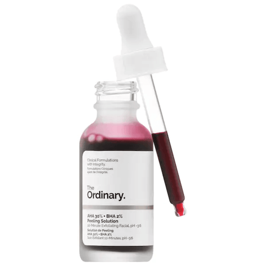 The Ordinary AHA 30% + BHA 2% Peeling Solution 30 ml Exfoliating & Brightening Treatment (K Beauty)